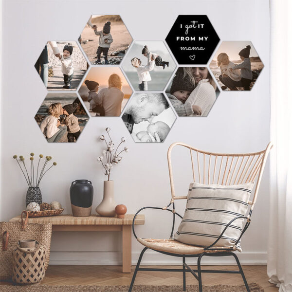 Canvas Company Foto&apos;s op Hexagon Voucher