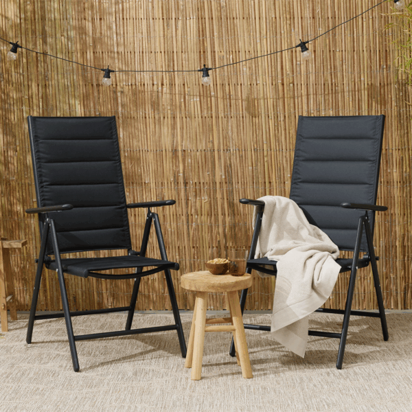 Set van 2 909 Outdoor Premium Tuinstoelen met Padding