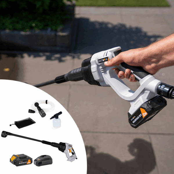 Batavia Maxxpack 18V Nexxforce Drukreiniger met 2ah Accu en Oplader