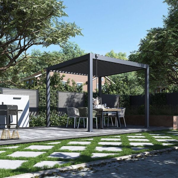 Orion Terrasoverkapping met Lamellen