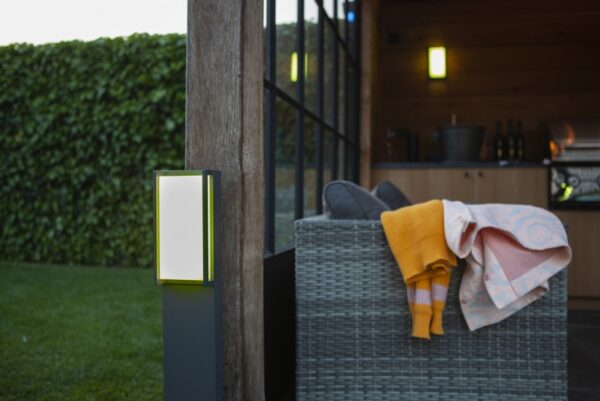 Lutec Qubo Outdoor tuinpaal LED WiZ Connected