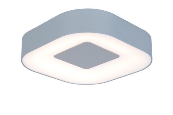 Lutec Ublo Vierkant LED-Plafondlamp (grijs)