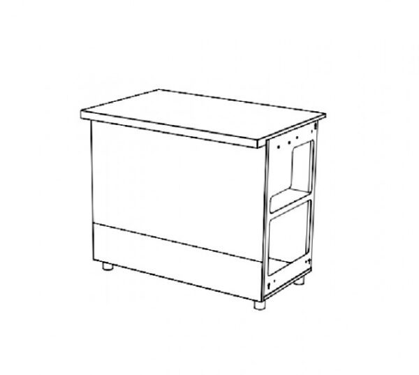 Moree Modulaire 1 meter verlichte bar laag model
