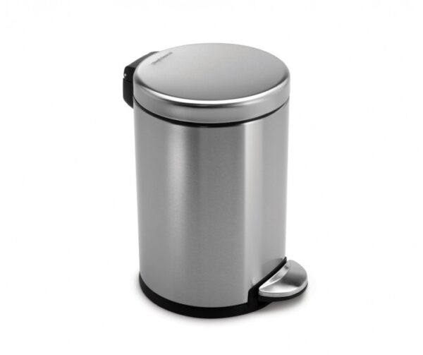 Simplehuman Round Step 4,5L RVS