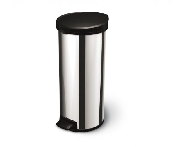 Simplehuman Roundstep 30 liter Trimring glans