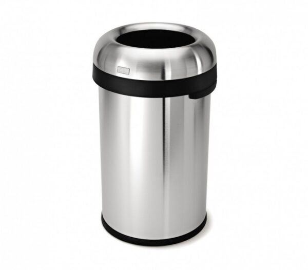 Simplehuman Afvalemmer Bullet Open 80 liter (zilver)
